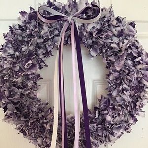 Purple passion wreath